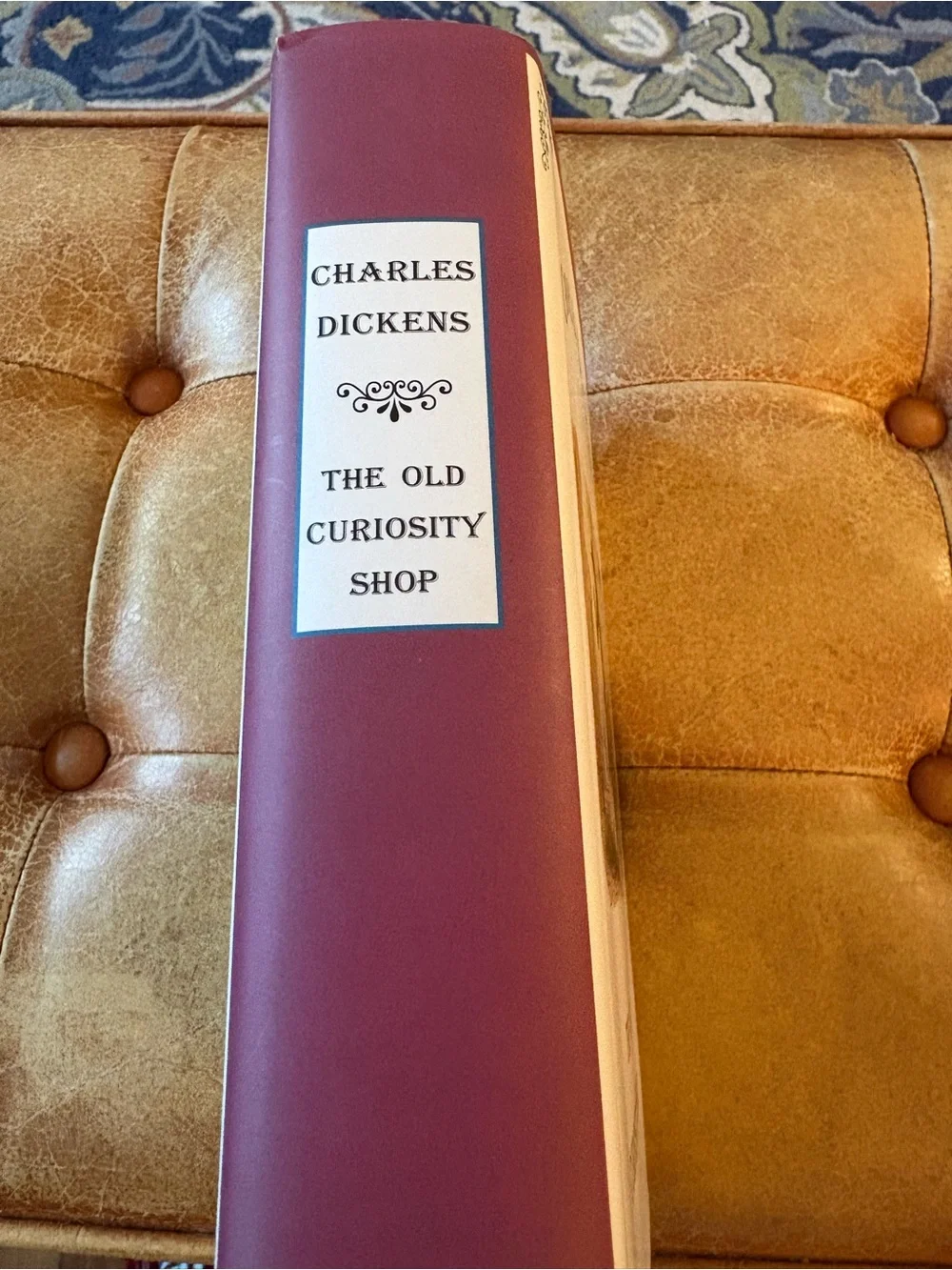 'The Old Curiosity Shop' Charles Dickens Red Hardcover, Illustrated Book Jacket